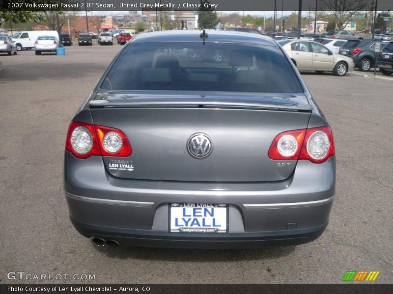 United Grey Metallic / Classic Grey 2007 Volkswagen Passat 2.0T Sedan