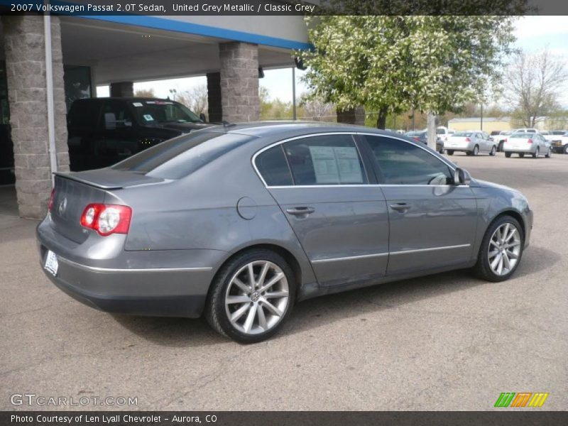 United Grey Metallic / Classic Grey 2007 Volkswagen Passat 2.0T Sedan