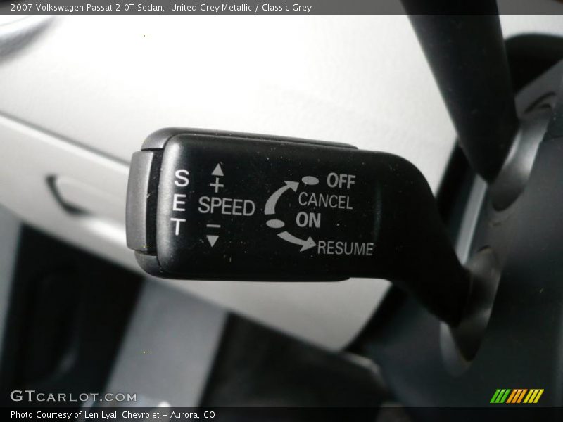 United Grey Metallic / Classic Grey 2007 Volkswagen Passat 2.0T Sedan