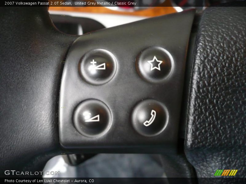 United Grey Metallic / Classic Grey 2007 Volkswagen Passat 2.0T Sedan