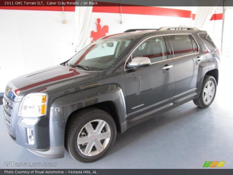 Cyber Gray Metallic / Jet Black 2011 GMC Terrain SLT