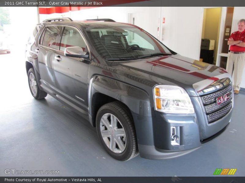Cyber Gray Metallic / Jet Black 2011 GMC Terrain SLT