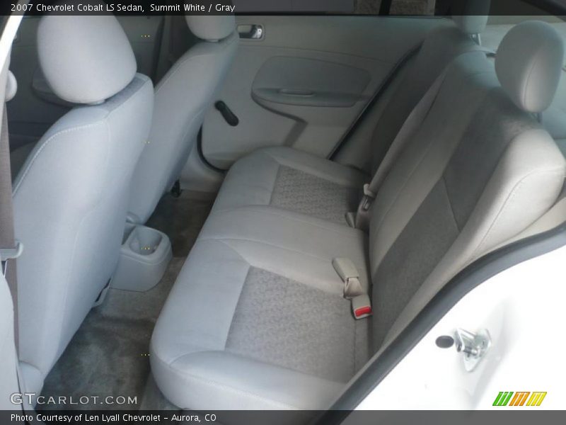 Summit White / Gray 2007 Chevrolet Cobalt LS Sedan