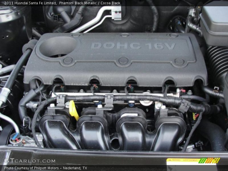 2011 Santa Fe Limited Engine - 2.4 Liter DOHC 16-Valve VVT 4 Cylinder