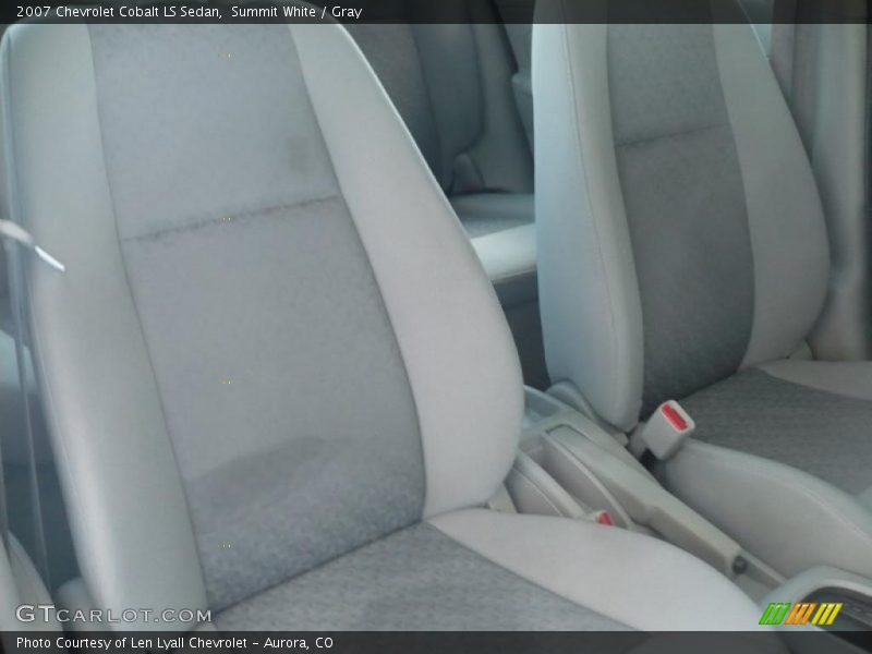 Summit White / Gray 2007 Chevrolet Cobalt LS Sedan