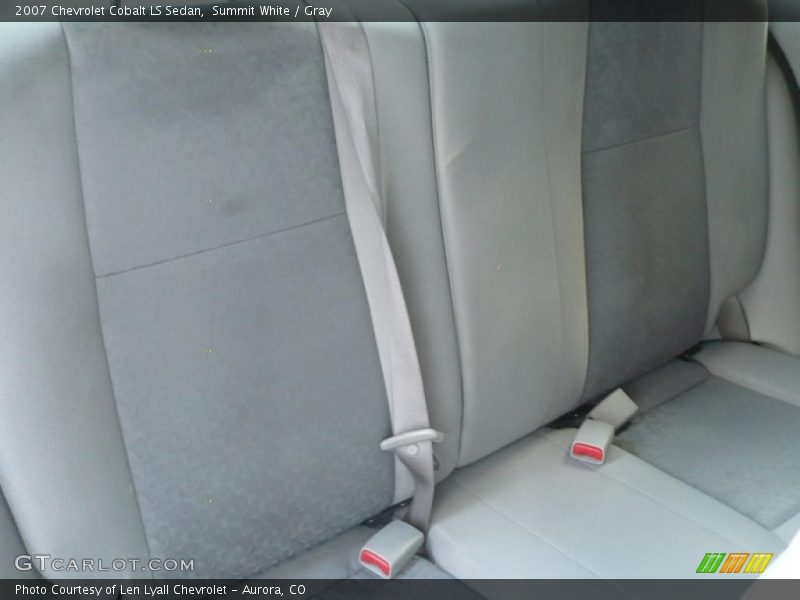 Summit White / Gray 2007 Chevrolet Cobalt LS Sedan