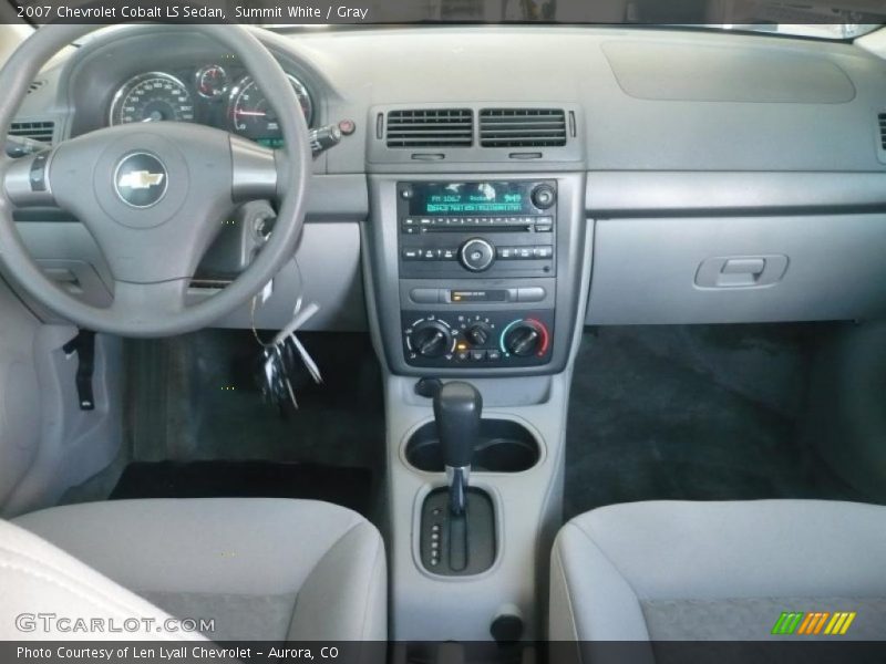 Summit White / Gray 2007 Chevrolet Cobalt LS Sedan