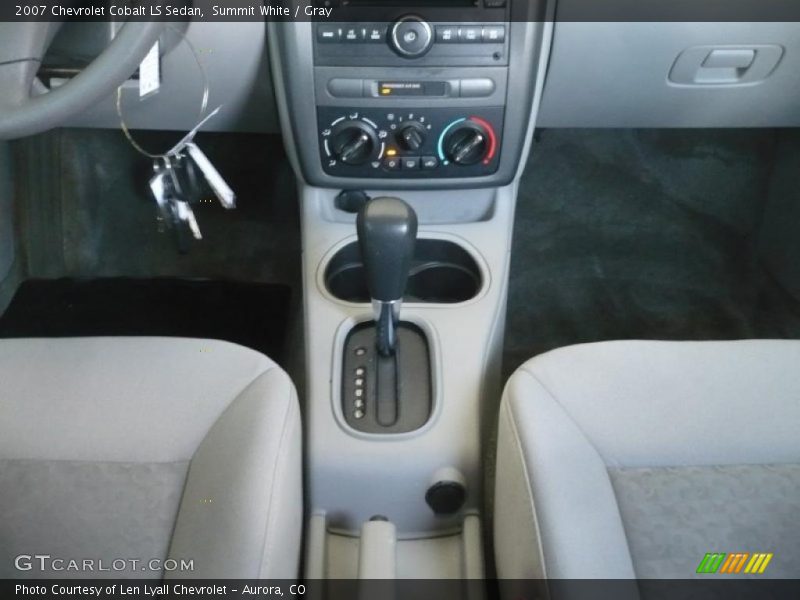 Summit White / Gray 2007 Chevrolet Cobalt LS Sedan