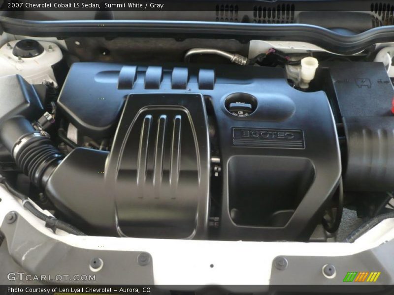 Summit White / Gray 2007 Chevrolet Cobalt LS Sedan
