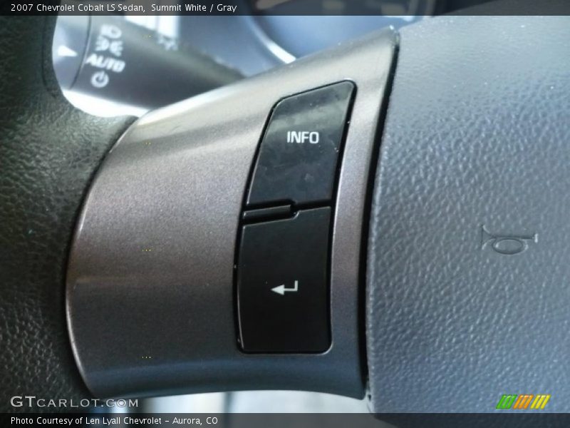 Summit White / Gray 2007 Chevrolet Cobalt LS Sedan