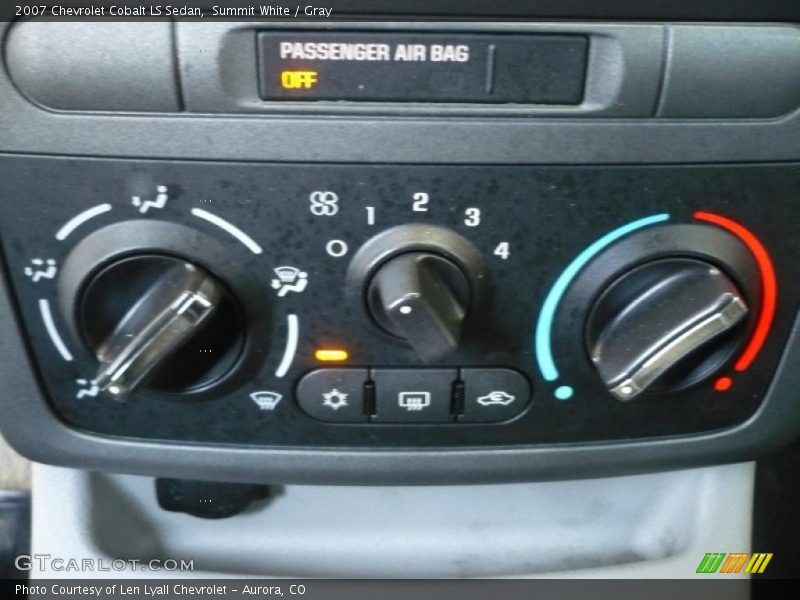 Summit White / Gray 2007 Chevrolet Cobalt LS Sedan