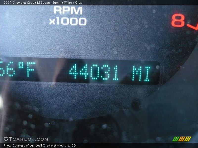 Summit White / Gray 2007 Chevrolet Cobalt LS Sedan