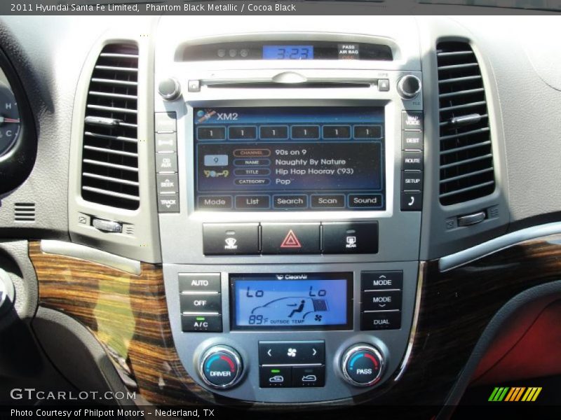 Controls of 2011 Santa Fe Limited