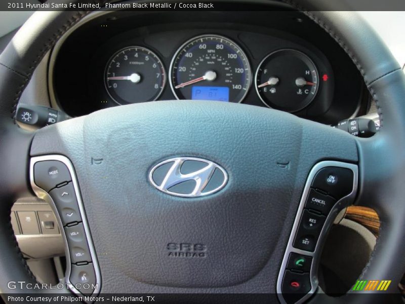  2011 Santa Fe Limited Steering Wheel