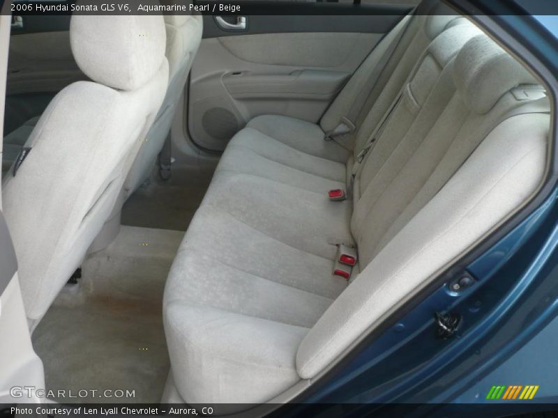 Aquamarine Pearl / Beige 2006 Hyundai Sonata GLS V6