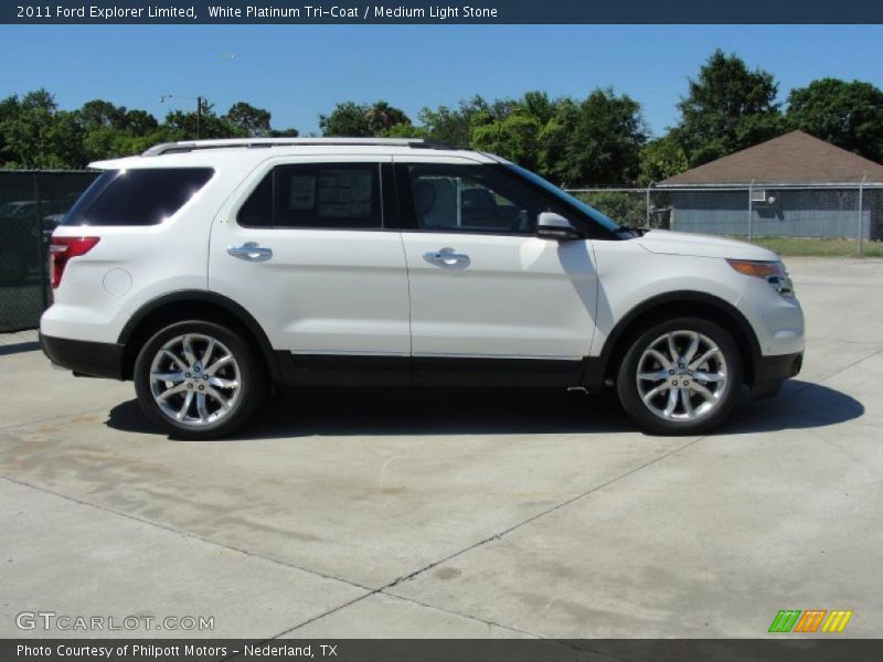  2011 Explorer Limited White Platinum Tri-Coat