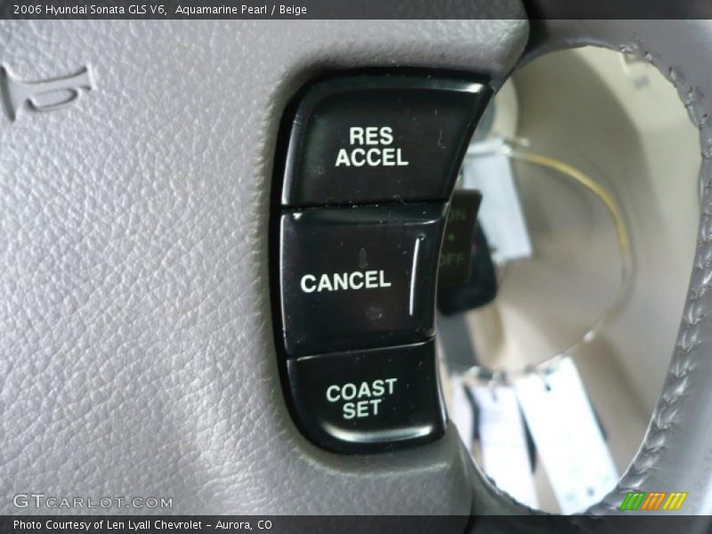 Aquamarine Pearl / Beige 2006 Hyundai Sonata GLS V6