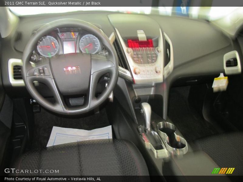 Quicksilver Metallic / Jet Black 2011 GMC Terrain SLE