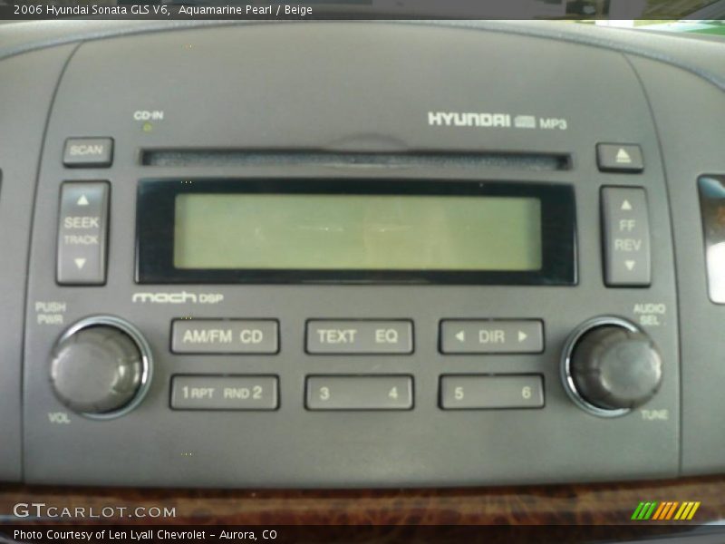 Aquamarine Pearl / Beige 2006 Hyundai Sonata GLS V6