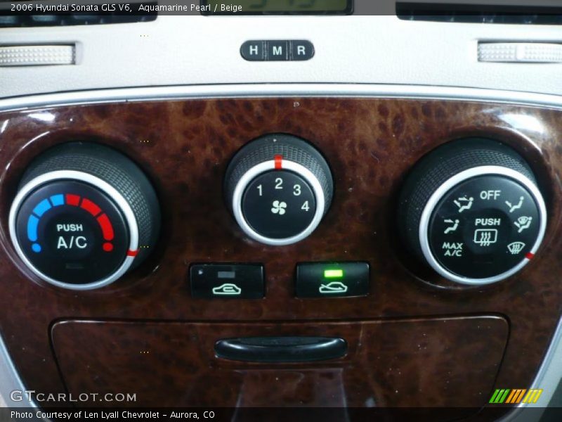 Aquamarine Pearl / Beige 2006 Hyundai Sonata GLS V6