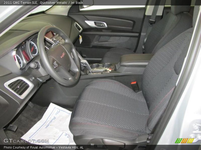 Quicksilver Metallic / Jet Black 2011 GMC Terrain SLE