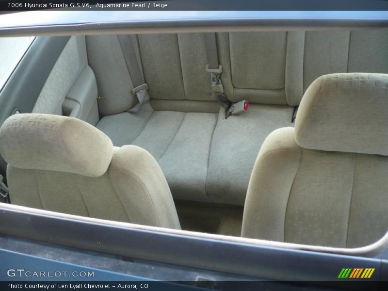 Aquamarine Pearl / Beige 2006 Hyundai Sonata GLS V6