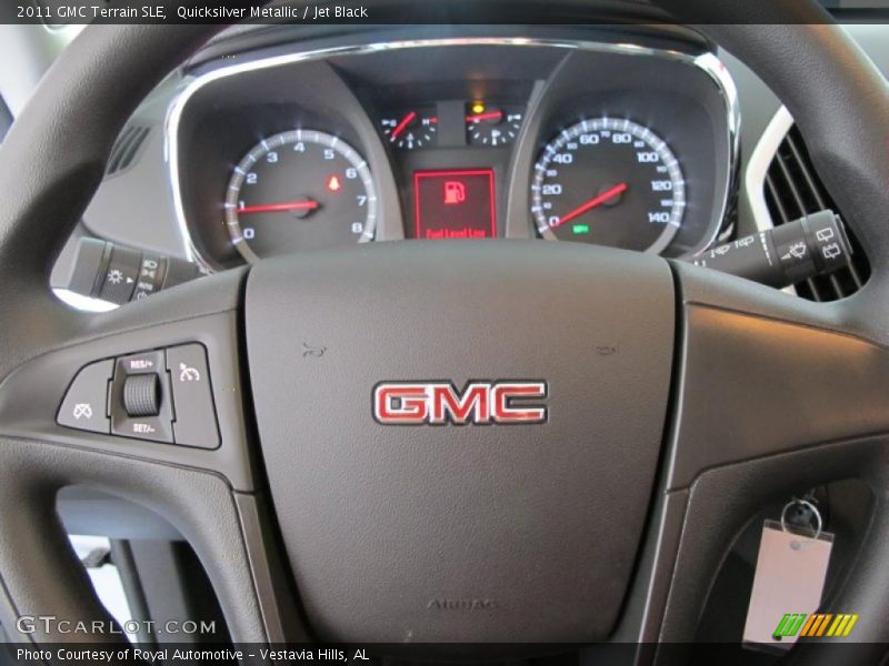 Quicksilver Metallic / Jet Black 2011 GMC Terrain SLE