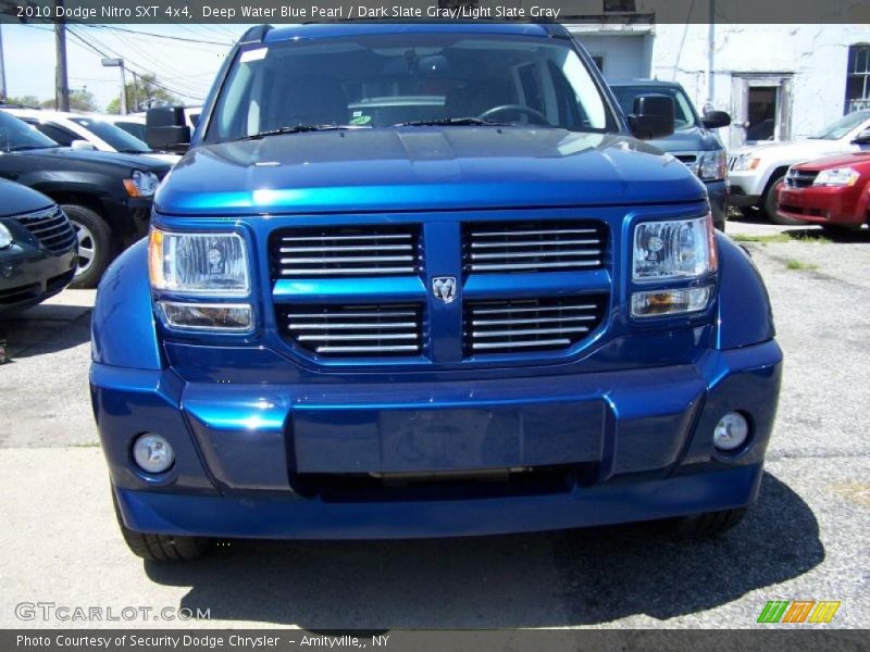 Deep Water Blue Pearl / Dark Slate Gray/Light Slate Gray 2010 Dodge Nitro SXT 4x4