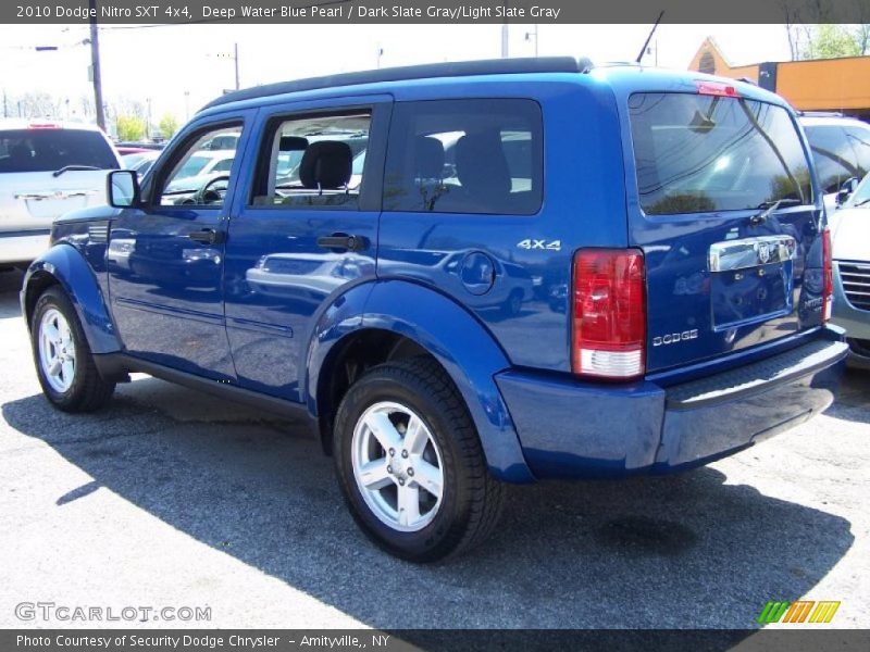 Deep Water Blue Pearl / Dark Slate Gray/Light Slate Gray 2010 Dodge Nitro SXT 4x4