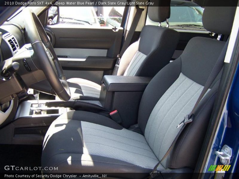 Deep Water Blue Pearl / Dark Slate Gray/Light Slate Gray 2010 Dodge Nitro SXT 4x4