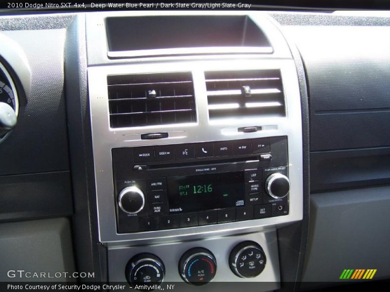 Deep Water Blue Pearl / Dark Slate Gray/Light Slate Gray 2010 Dodge Nitro SXT 4x4