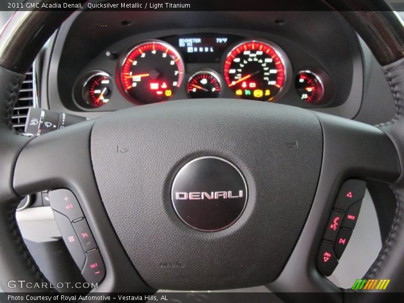 Quicksilver Metallic / Light Titanium 2011 GMC Acadia Denali