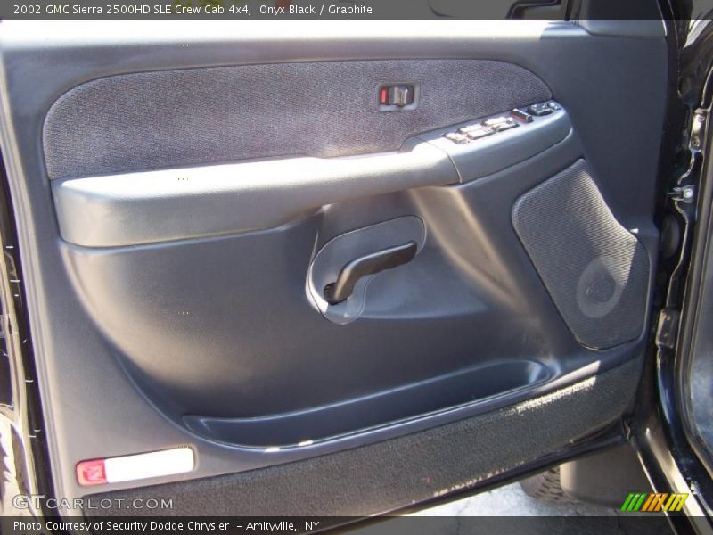 Onyx Black / Graphite 2002 GMC Sierra 2500HD SLE Crew Cab 4x4