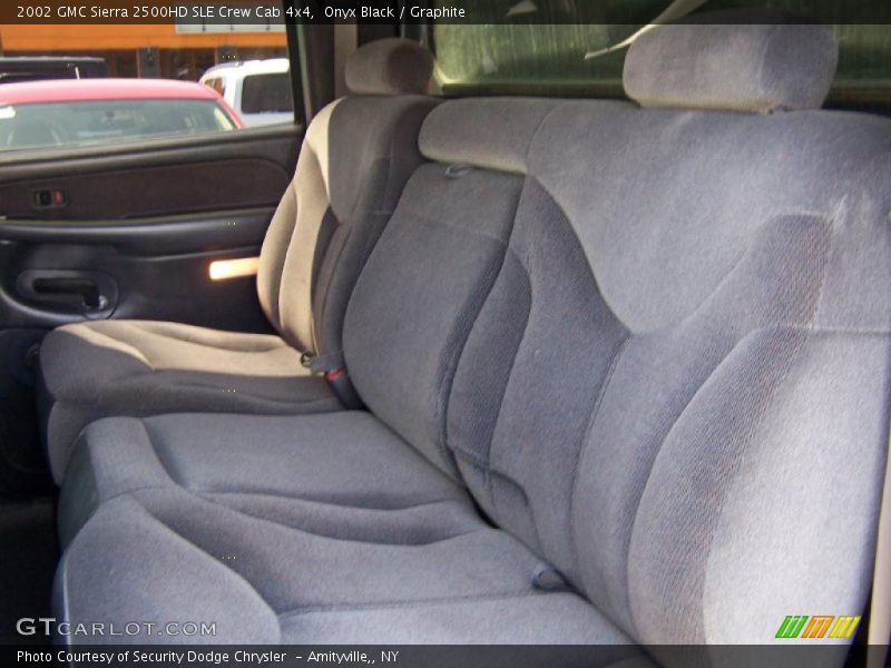 Onyx Black / Graphite 2002 GMC Sierra 2500HD SLE Crew Cab 4x4