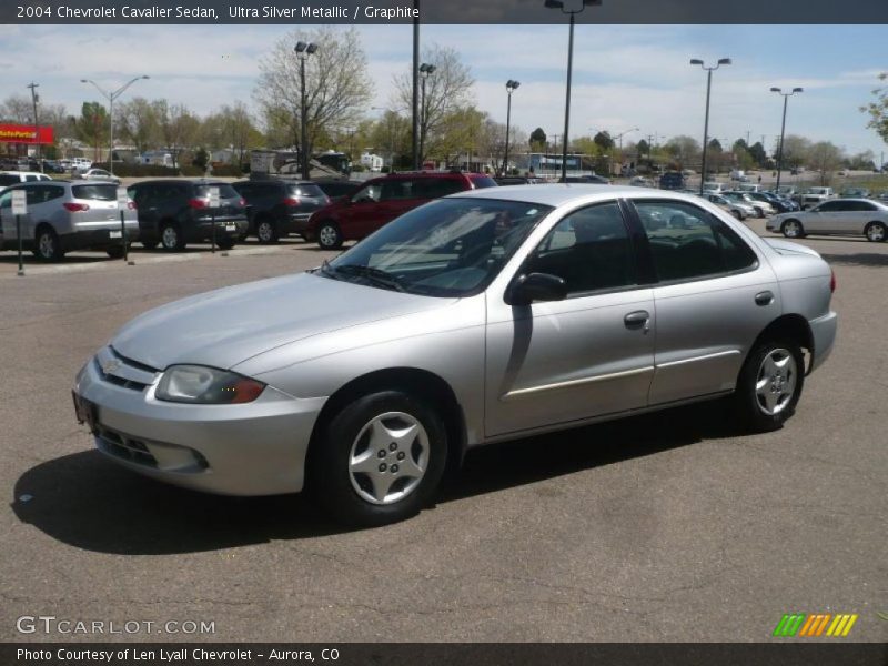 Ultra Silver Metallic / Graphite 2004 Chevrolet Cavalier Sedan