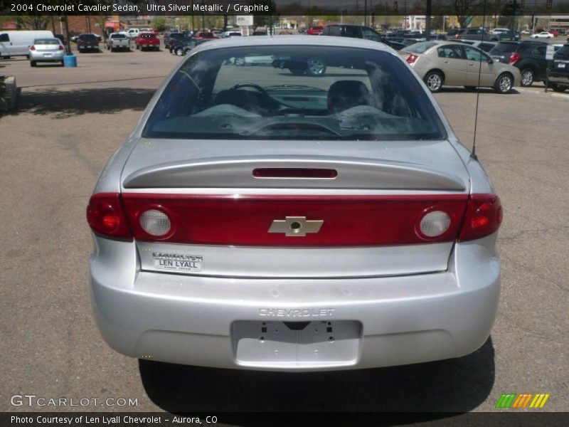 Ultra Silver Metallic / Graphite 2004 Chevrolet Cavalier Sedan