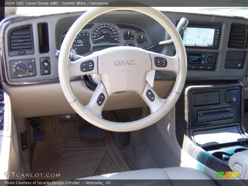 Summit White / Sandstone 2004 GMC Yukon Denali AWD