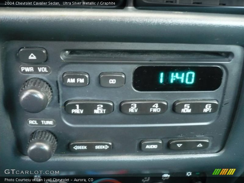 Ultra Silver Metallic / Graphite 2004 Chevrolet Cavalier Sedan