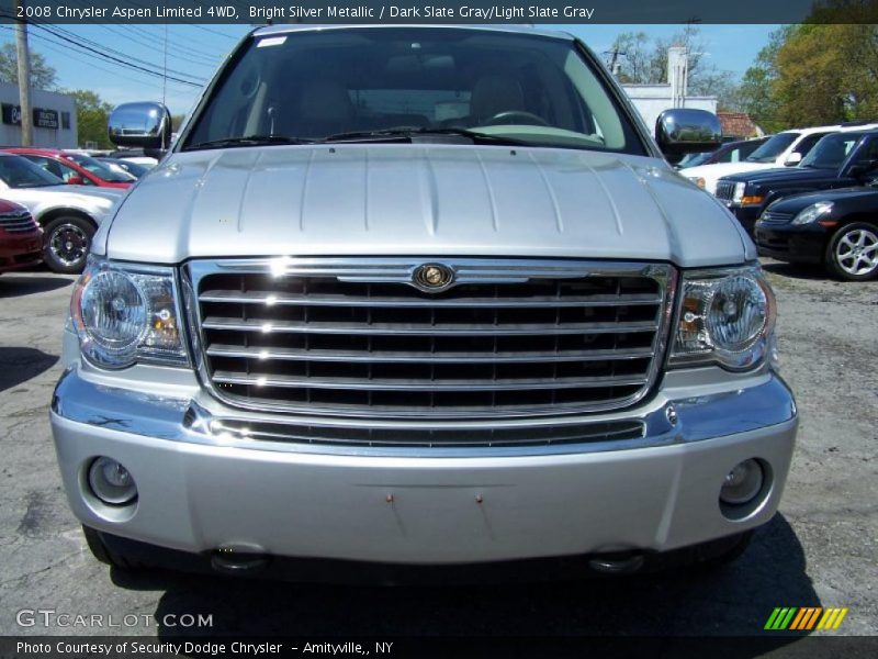 Bright Silver Metallic / Dark Slate Gray/Light Slate Gray 2008 Chrysler Aspen Limited 4WD