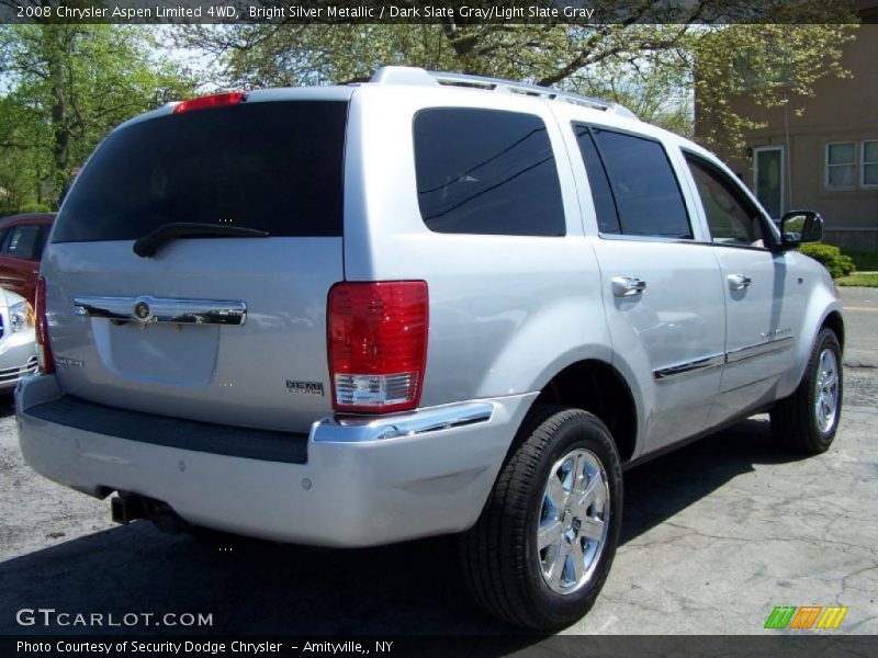 Bright Silver Metallic / Dark Slate Gray/Light Slate Gray 2008 Chrysler Aspen Limited 4WD