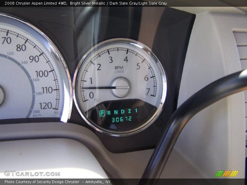 Bright Silver Metallic / Dark Slate Gray/Light Slate Gray 2008 Chrysler Aspen Limited 4WD