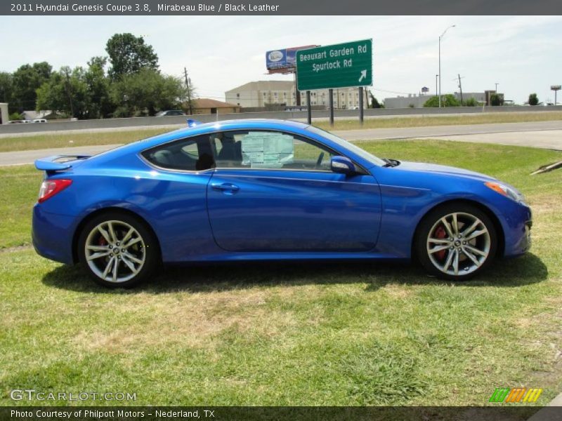  2011 Genesis Coupe 3.8 Mirabeau Blue