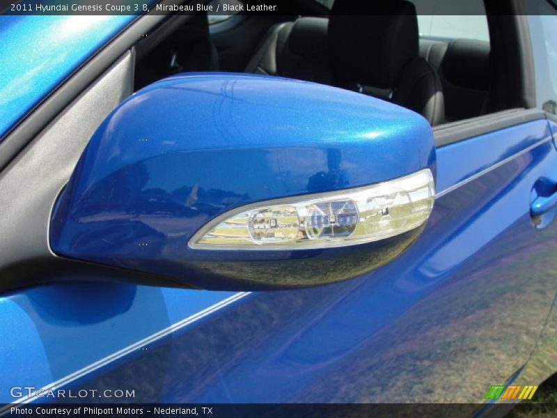 Mirabeau Blue / Black Leather 2011 Hyundai Genesis Coupe 3.8
