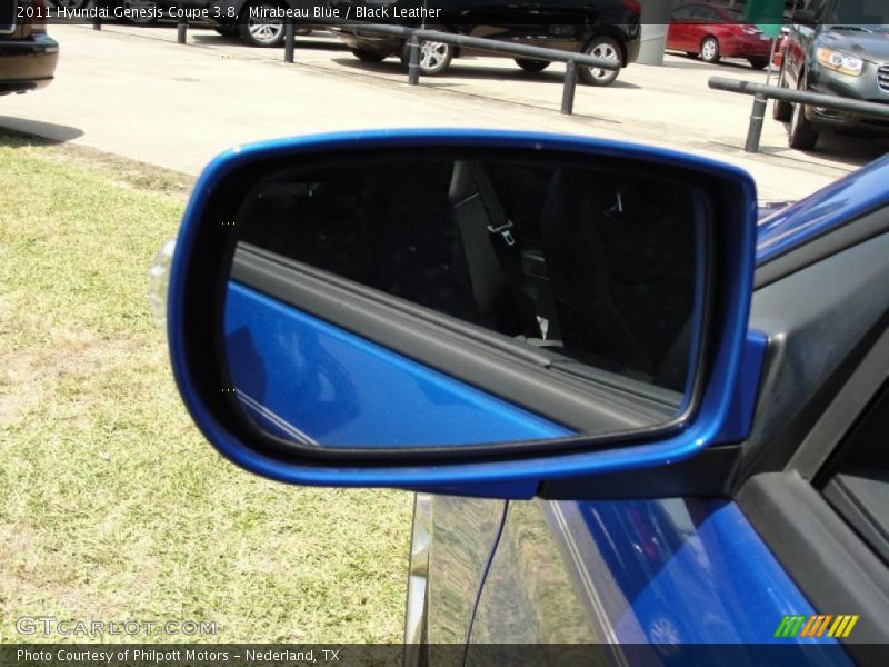 Mirabeau Blue / Black Leather 2011 Hyundai Genesis Coupe 3.8