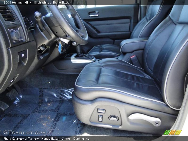 Birch White / Ebony Black 2008 Hummer H3 X