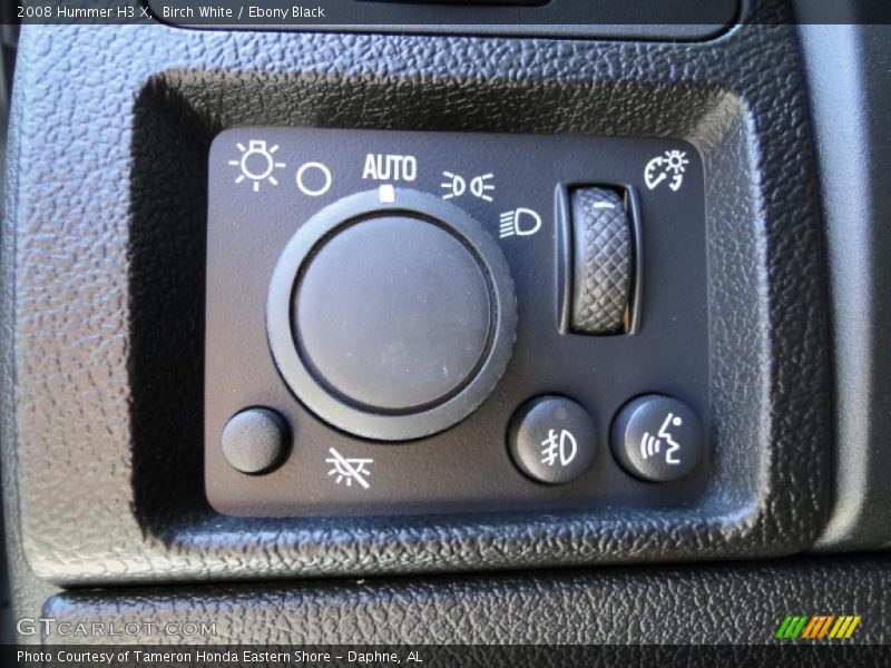 Birch White / Ebony Black 2008 Hummer H3 X