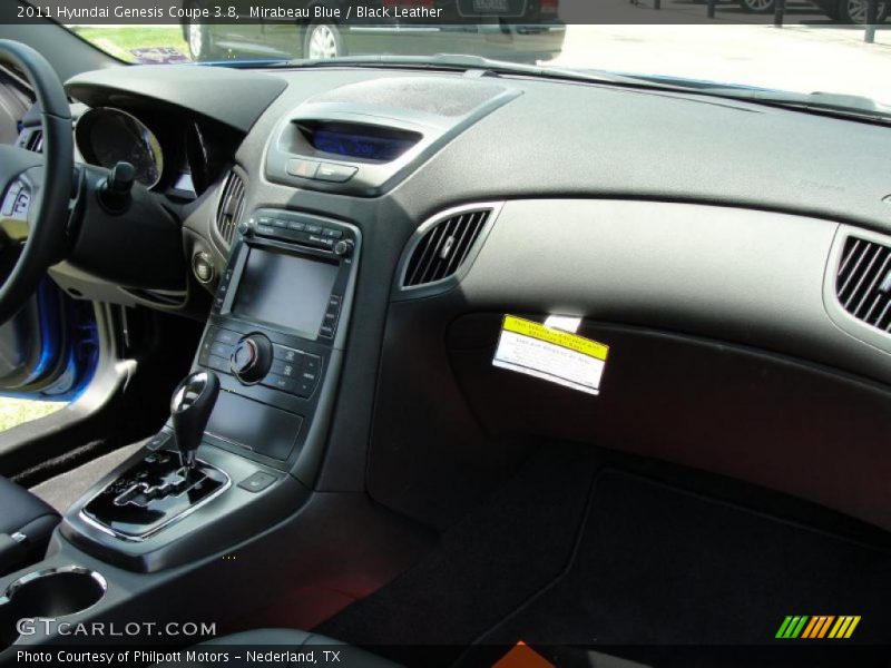 Mirabeau Blue / Black Leather 2011 Hyundai Genesis Coupe 3.8