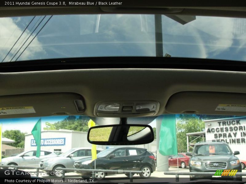 Mirabeau Blue / Black Leather 2011 Hyundai Genesis Coupe 3.8
