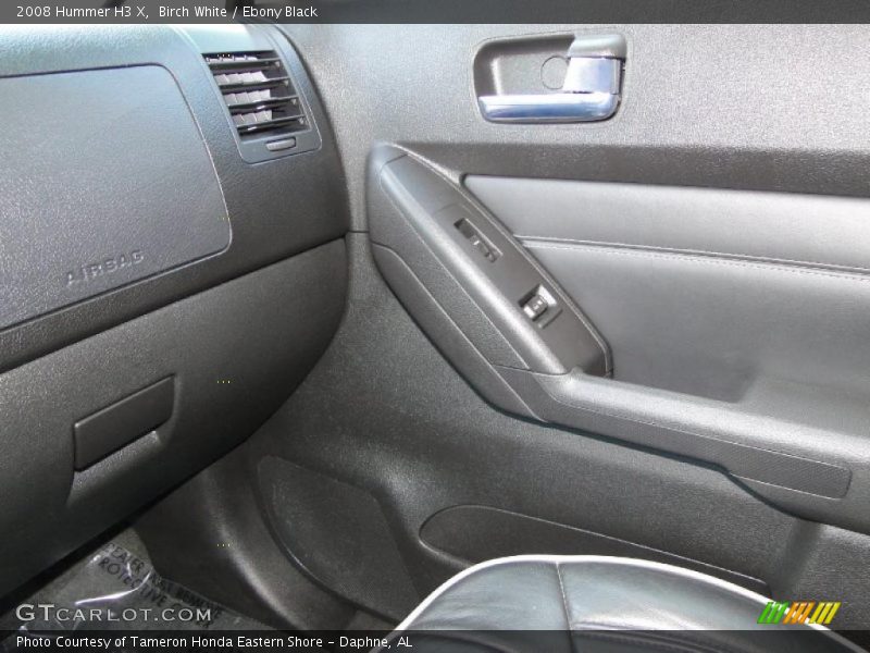 Birch White / Ebony Black 2008 Hummer H3 X