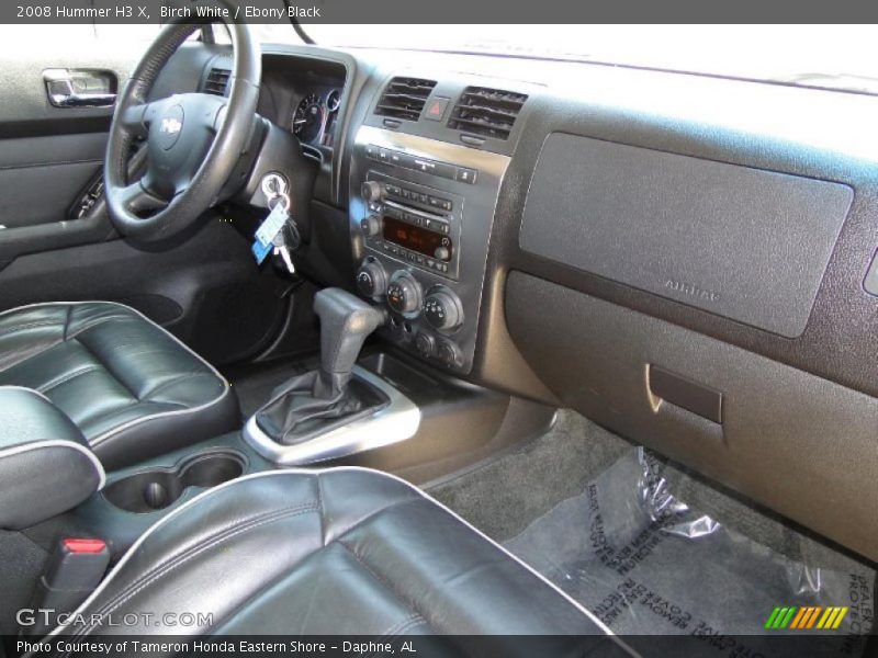 Birch White / Ebony Black 2008 Hummer H3 X